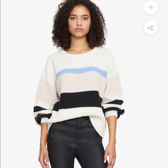Sanctuary Striped Sweater Oversized - M - Picture 3 of 14